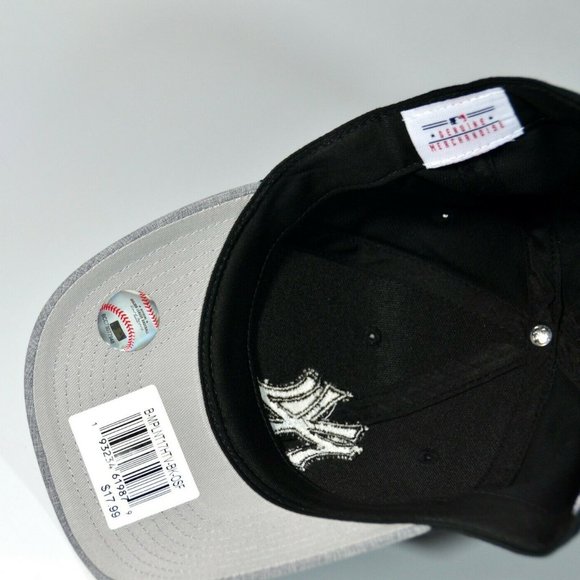 MLB NY Yankees Mens Black & Gray Planetary Hat Cap - Picture 4 of 4
